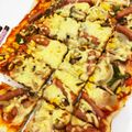 maまゆma's cooksnap of when they made ホットプレートで簡単ピザ♪.