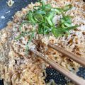 MuttanAsou's cooksnap of when they made 簡単カルボナーラ風?!釜玉チキンラーメン.