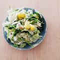 干芋くん's cooksnap of when they made 豆苗とコーンの梅わさびチーズ和え.
