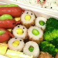 ChunChun☆≡'s cooksnap of when they made お弁当に竹輪とコーンで可愛いとりさん.