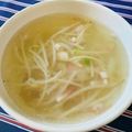 らふぁにゃん's cooksnap of when they made もやしとベーコンのスープ.