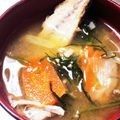 木漏れ日の台所's cooksnap of when they made アジの3枚おろしでお刺身とお味噌汁の2品.