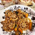月✳Iris's cooksnap of when they made お酢入りでさっぱり☆蓮根と南瓜の甘辛.