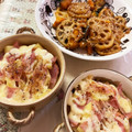 月✳Iris's cooksnap of when they made 厚切りベーコンとポテトのマヨネーズ焼き♪.