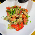 プラヤム's cooksnap of when they made 【簡単】サバ缶とトマトのガーリックあえ.