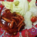 ぷ～にぷに's cooksnap of when they made 手を汚さず作る☆簡単煮込みハンバーグ。.