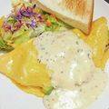 2児ママみきてぃ's cooksnap of when they made 外パリっ中フワっ！魚焼きグリルでトースト.