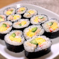 ＊sunlight＊'s cooksnap of when they made サラダ巻き寿司.