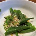 ここっこ★'s cooksnap of when they made レンジで簡単さっぱり味☆オクラの和え物☆.