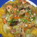 おばっ子's cooksnap of when they made 野菜たっぷり♪あんかけ焼きそば.