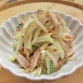 あんみつ☆'s cooksnap of when they made 超簡単！もやしとキュウリ、ハムのサラダ.