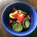 栗丸うさぎ's cooksnap of when they made トマトとズッキーニのサラダ.