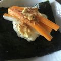 Yokchina's cooksnap of when they made 手まきごはん かにかまチーズマヨポン添え.