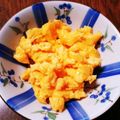 もふもふクロさん's cooksnap of when they made レンジで1分炒り卵.
