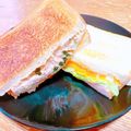 プー♡'s cooksnap of when they made 遠足弁当♪目玉焼き＆ツナのサンドイッチ.