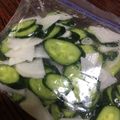 ひろひよ's cooksnap of when they made 大根ときゅうりの漬物☆.