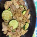 猫のミイヤ's cooksnap of when they made ズッキーニと鶏モモ肉の炒め物.