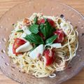 あっっっちょん's cooksnap of when they made ♡トマト&フレッシュバジルの冷製パスタ♡.