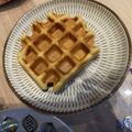 クックADO1D3☆'s cooksnap of when they made 簡単HMなし⭐︎サクフワ美味しいワッフル.