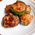 ✿ykyk✿'s cooksnap of when they made ピーマンの肉詰め.