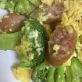 ぴあの姫's cooksnap of when they made ウインナーとブロッコリーのマヨ卵炒め.