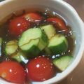 あゆたっくん's cooksnap of when they made ☆切って混ぜるだけカラフルもずく酢和え☆.