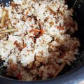 hozunyam's cooksnap of when they made おかわり続出♡豚とゴボウの簡単混ぜご飯.