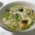 sqkitamu's cooksnap of when they made 卵・かきのき茸・春雨のコンソメスープ.
