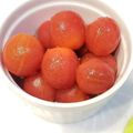 ハッピーまるしぇ's cooksnap of when they made ミニトマトの皮むき.