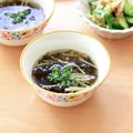 runa10's cooksnap of when they made もずくと､エノキ茸のスープ！.
