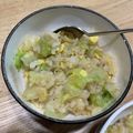 ポメちょん's cooksnap of when they made シンプルなレタスチャーハン.