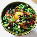 azbjbn's cooksnap of when they made 　●　キムっ玉丼　●.