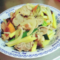 ぬこぬい戸田さん's cooksnap of when they made 豚こまと夏野菜のカレー風味炒め.