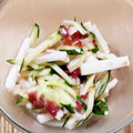 もにゃっこ's cooksnap of when they made 長芋ときゅうりの梅おかか和え♪.
