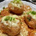 ♪Key♪'s cooksnap of when they made 〆に★カリカリチーズのキムチ焼きおにぎり.