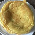 Yokchina's cooksnap of when they made ひよこ豆粉と玉ねぎのパンケーキ.