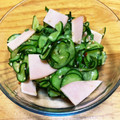 yukiyoshi☆'s cooksnap of when they made ■ハムときゅうりの酢の物・おおば風味■.