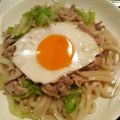 りこはるまこママ's cooksnap of when they made 簡単！茹でうどんＤＥつるつる焼きうどん♪.