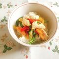 yesmama's cooksnap of when they made ヘルシー✨ササミとパプリカの甘酢炒め.