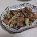 きらり流れ星's cooksnap of when they made お弁当にも！舞茸ウインナーのマヨ醤油炒め.