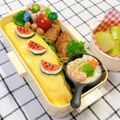 ゆづキッチン's cooksnap of when they made キャラ弁☆カニカマで「スイカ」.