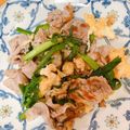 もも☆ピピ's cooksnap of when they made 豚こまのニラ玉.