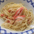 きらり流れ星's cooksnap of when they made カニときのこの和風パスタ✩.