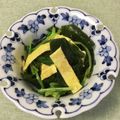 コムギ大好き's cooksnap of when they made 春にぴったり❀三つ葉とわかめの酢の物☆.