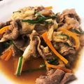 mngyui's cooksnap of when they made 牛肉と舞茸のプルコギ.