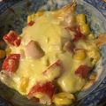 ココアLoveママ's cooksnap of when they made お弁当に「カニカマコーンのチーマヨ焼き」.