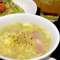 とろろ☆'s cooksnap of when they made キャベ玉コーンの優しいスープ.
