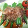 ポチ☆★'s cooksnap of when they made 簡単！オクラの食べ方.