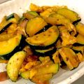 のらむーちょ's cooksnap of when they made 簡単!ズッキーニとベーコンの炒めもの☆.