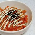 桜月❀咲良mommy's cooksnap of when they made 簡単！美味しい！豚キムチ丼♬.
